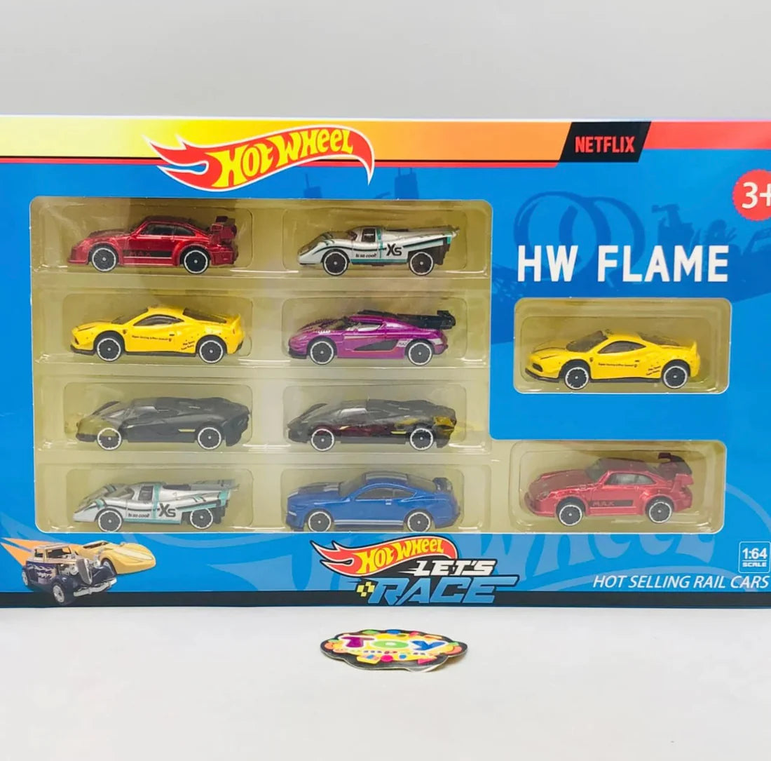 Hot Wheels Diecast Mini inertia cars! (Pack of 10)