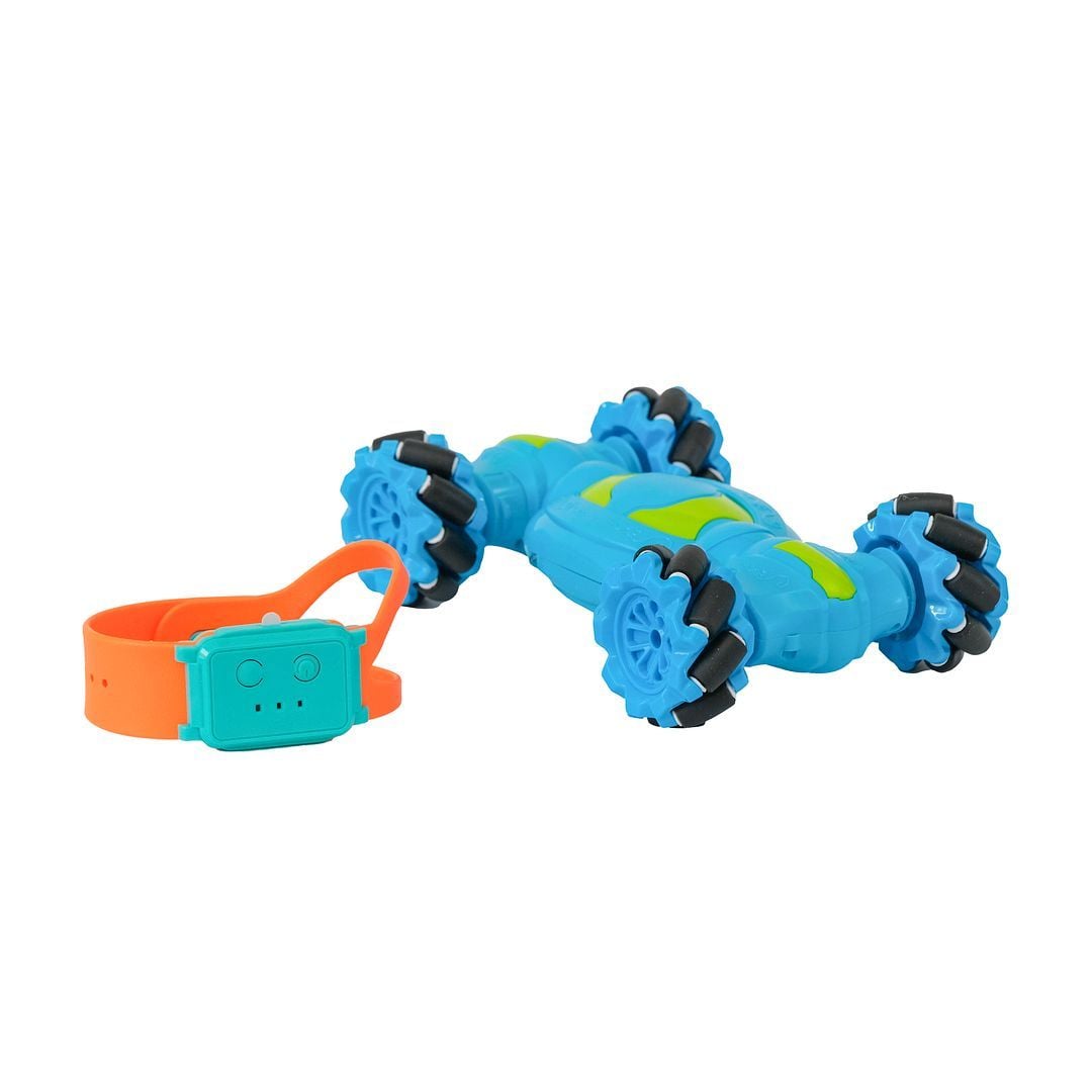 Watch Control RC Stunt Car – 4WD Off-Road Racing Car with Lights, Music & 360°