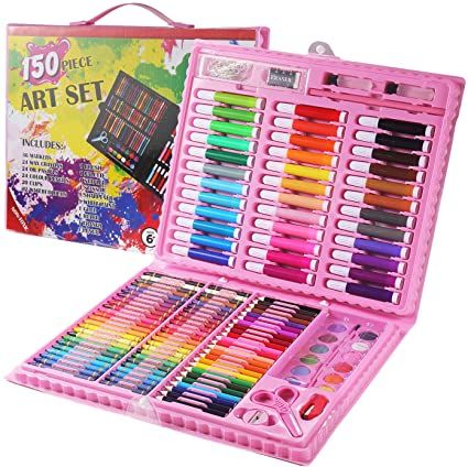 150-Piece Deluxe Art Supplies for Kids, Homeyearn Art Sets for Drawing