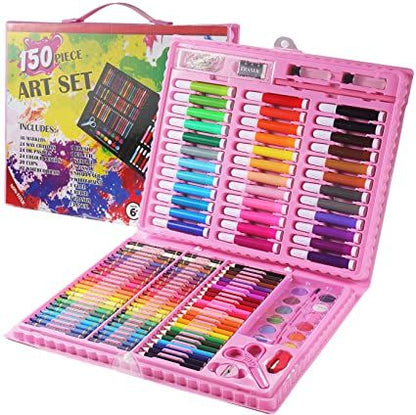 150-Piece Deluxe Art Supplies for Kids, Homeyearn Art Sets for Drawing