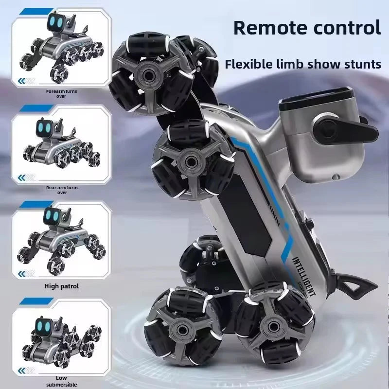 Remote & Watch Control Stunt Robot Dog with spray option.