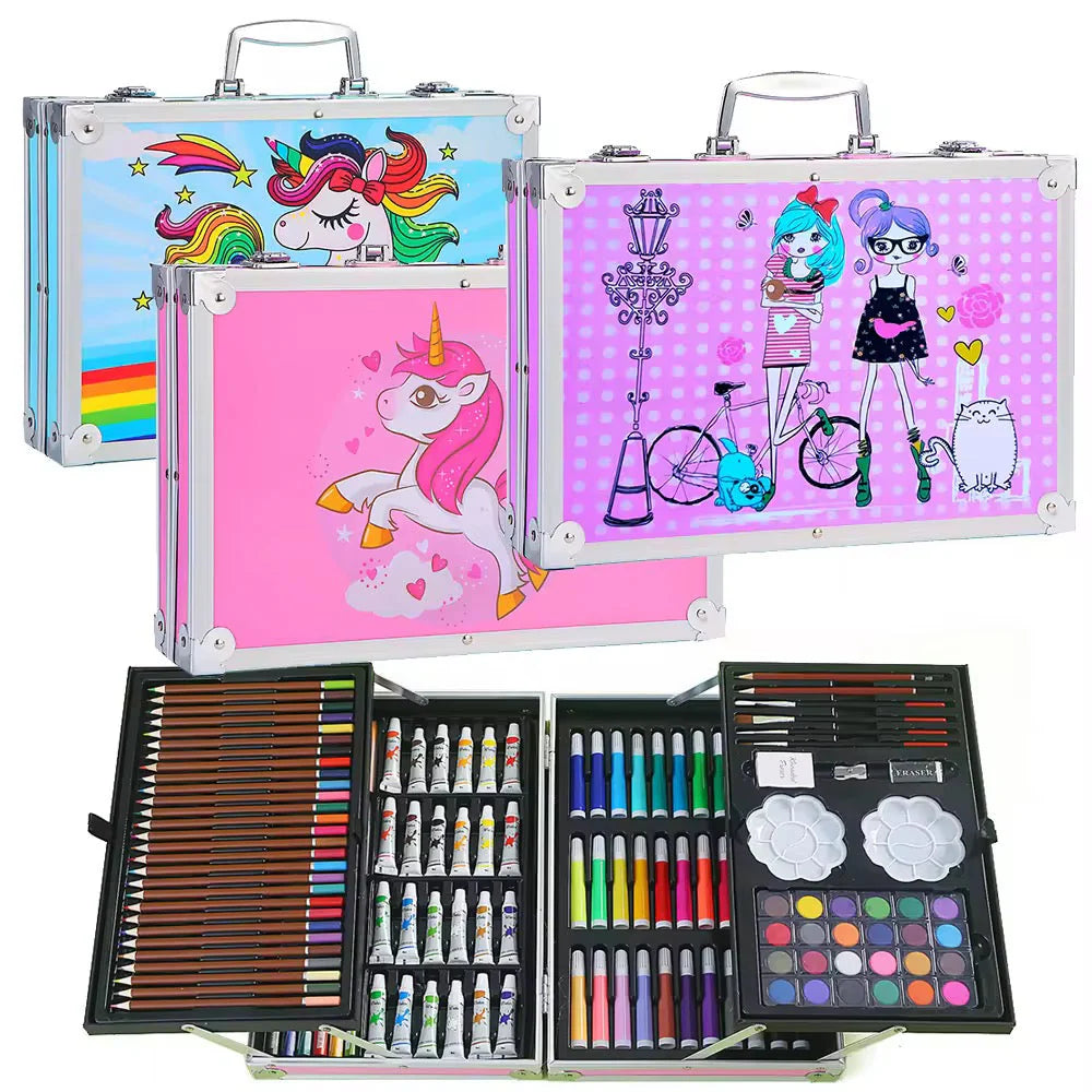 Art Set for Kids – All-in-1 Drawing & Painting Kit 145 PCS.