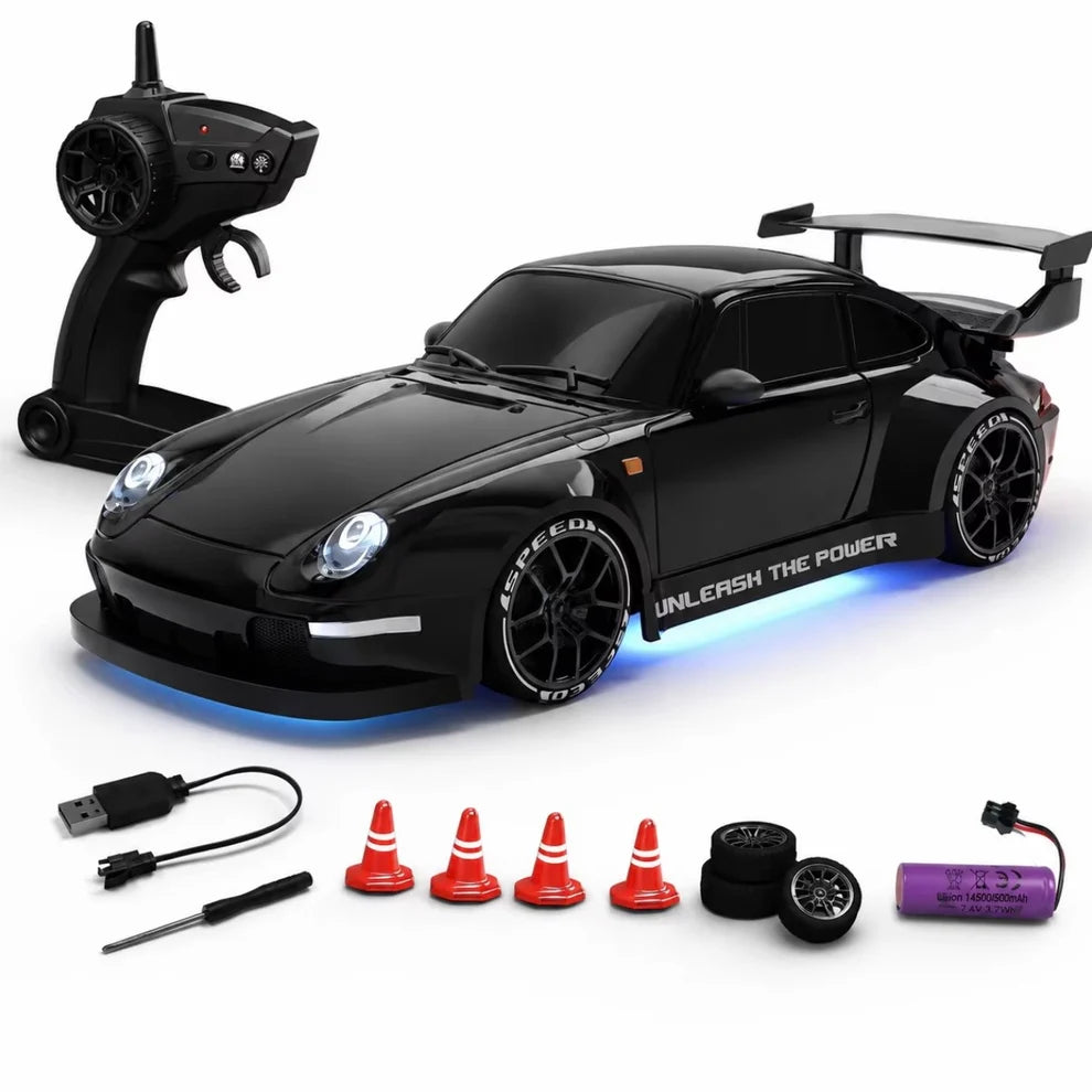 RC Porche 4x4 drift car with led lights