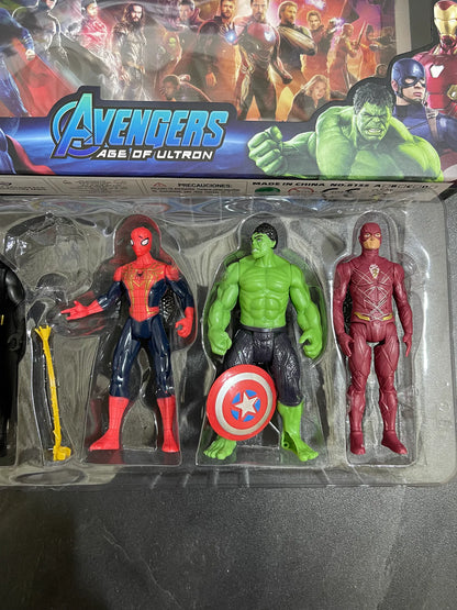 Avengers Action Figures – Pack of 5 (Box Set)