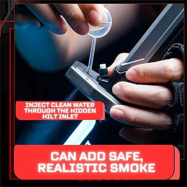 Color Flowing Spark Sword With Smoke