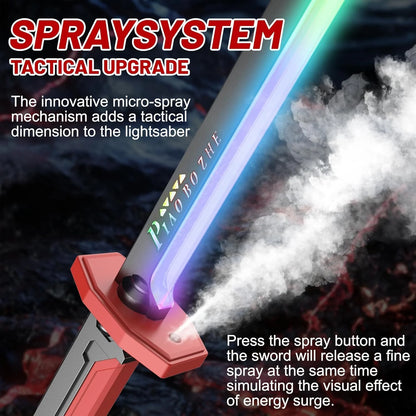 Color Flowing Spark Sword With Smoke