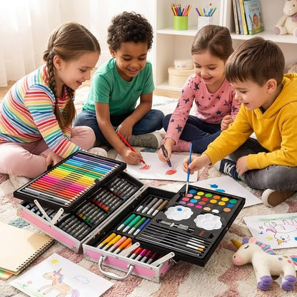 Art Set for Kids – All-in-1 Drawing & Painting Kit 145 PCS.