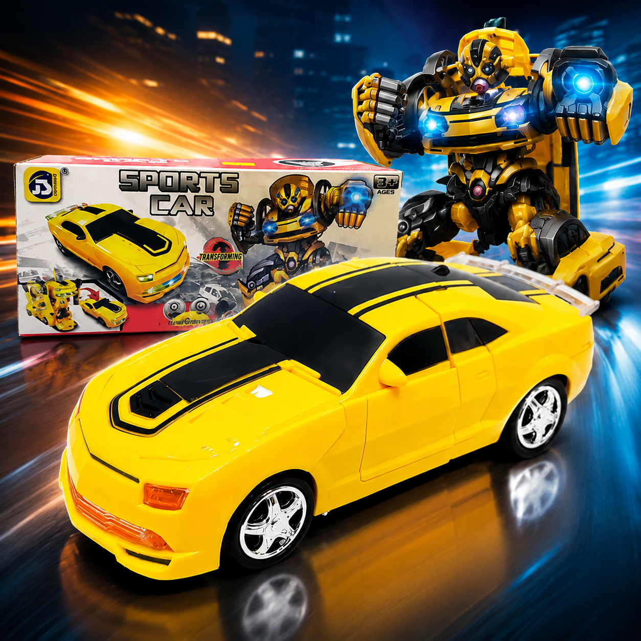 2-in-1 Transformer Robot Car Free Delivery