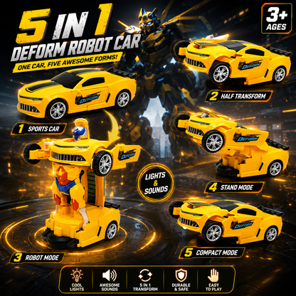 2-in-1 Transformer Robot Car Free Delivery