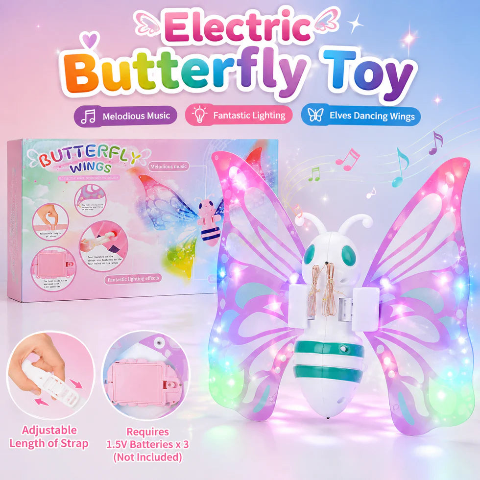 Electric Butterfly Flapping Bee Wings Toy for Kids.