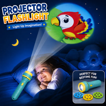 Projector Flashlight Torch for Kids – 3 Reel with 24 Fun Random Images Box Pack