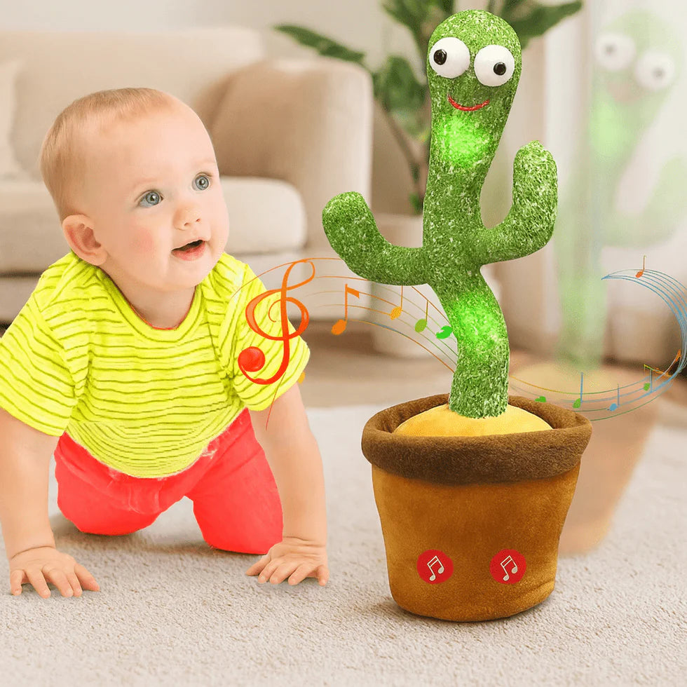 Dancing Cactus Toy: Rechargeable Talking Singing Cactus Toy for Kids