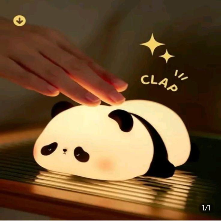 Panda Lamp Cute Panda Night Light Soft.