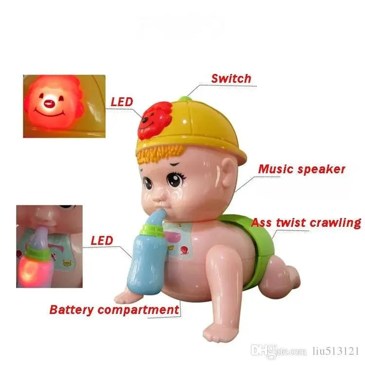 Electric Crawling Baby Toy With Music