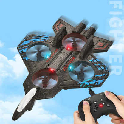 S1 Fighter Jet Remote Control Airplane Toy for Kids | RC Fighter Jet Plane with Lights & Long Range