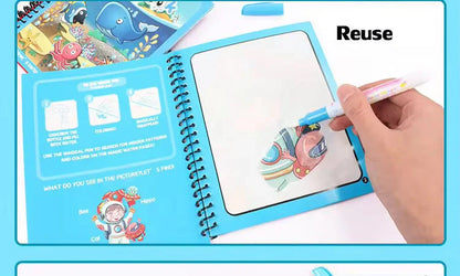 Magic Water Drawing Book