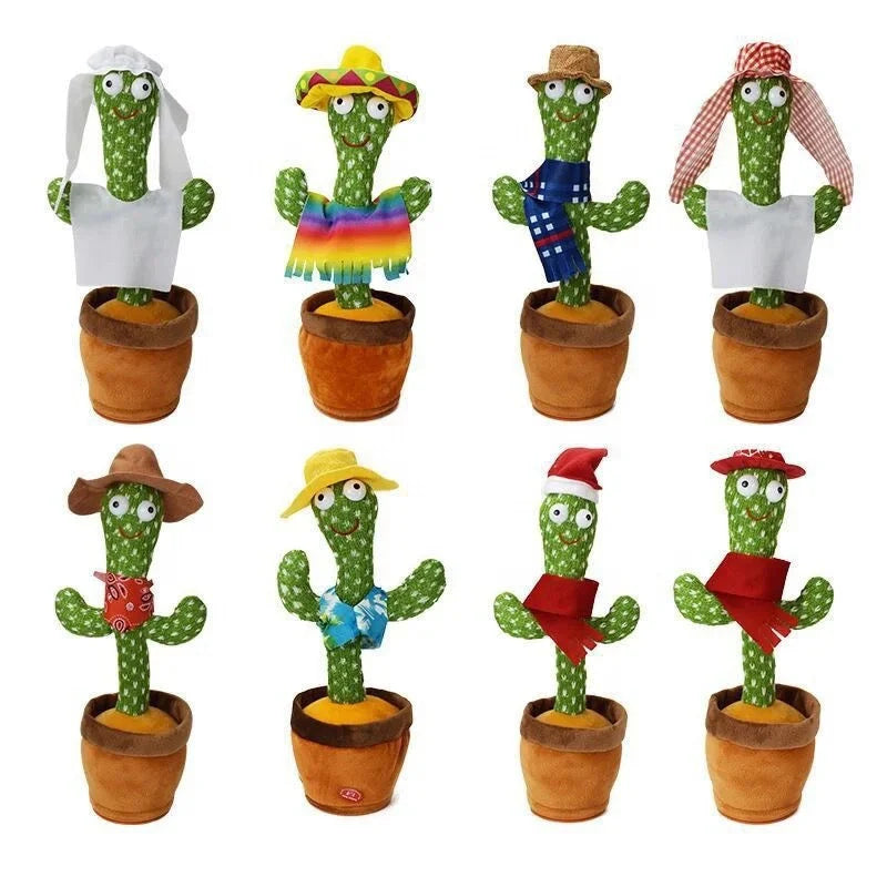 Dancing Cactus Toy: Rechargeable Talking Singing Cactus Toy for Kids