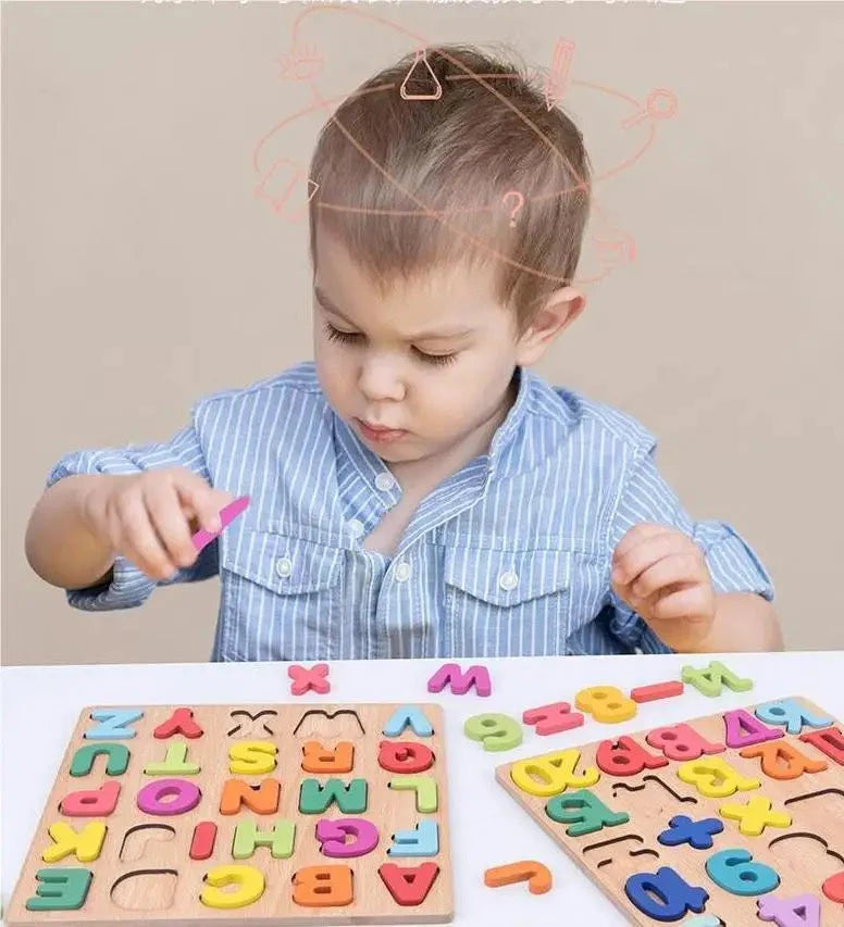 Wooden Alphabets for Kids | Small abc Random Board