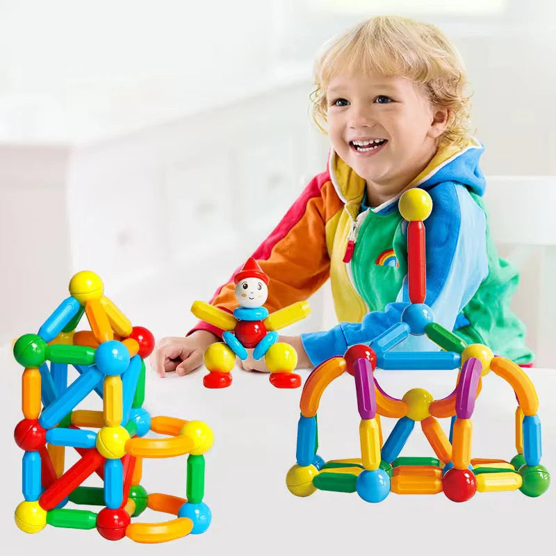 "Magnetic Building Blocks Set for Kids 3+ | Educational & Creative Toy"