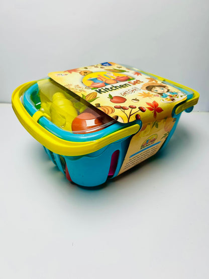 Artificial Food Toy For Kids Pretend Play Plastic toys Mix Bag Full kitchen Toy Playset