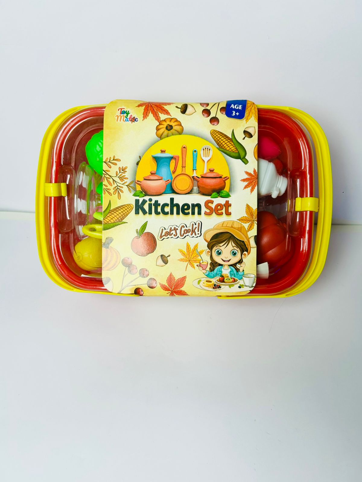 Artificial Food Toy For Kids Pretend Play Plastic toys Mix Bag Full kitchen Toy Playset