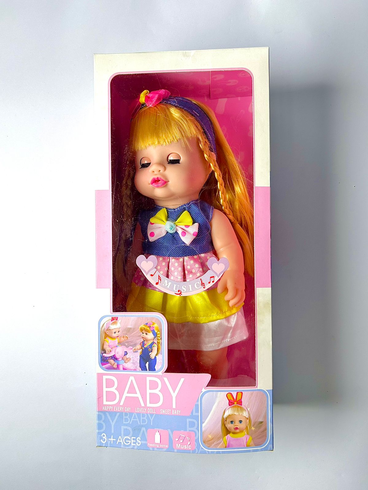 Realistic cute Baby Dolls Cute Small Baby Doll with Animal Clothes High Quality