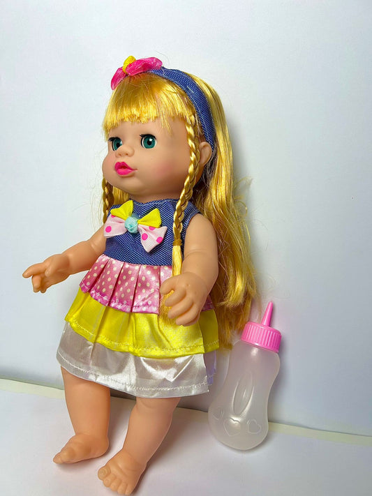 Realistic cute Baby Dolls Cute Small Baby Doll with Animal Clothes High Quality