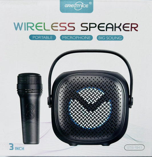 Led Bluetooth Speaker With Wireless Mic.