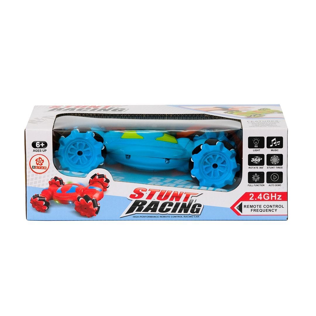 Watch Control RC Stunt Car – 4WD Off-Road Racing Car with Lights, Music & 360°