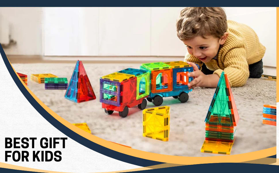 Tiles Magnetic Building Blocks for Kids 42 pcs