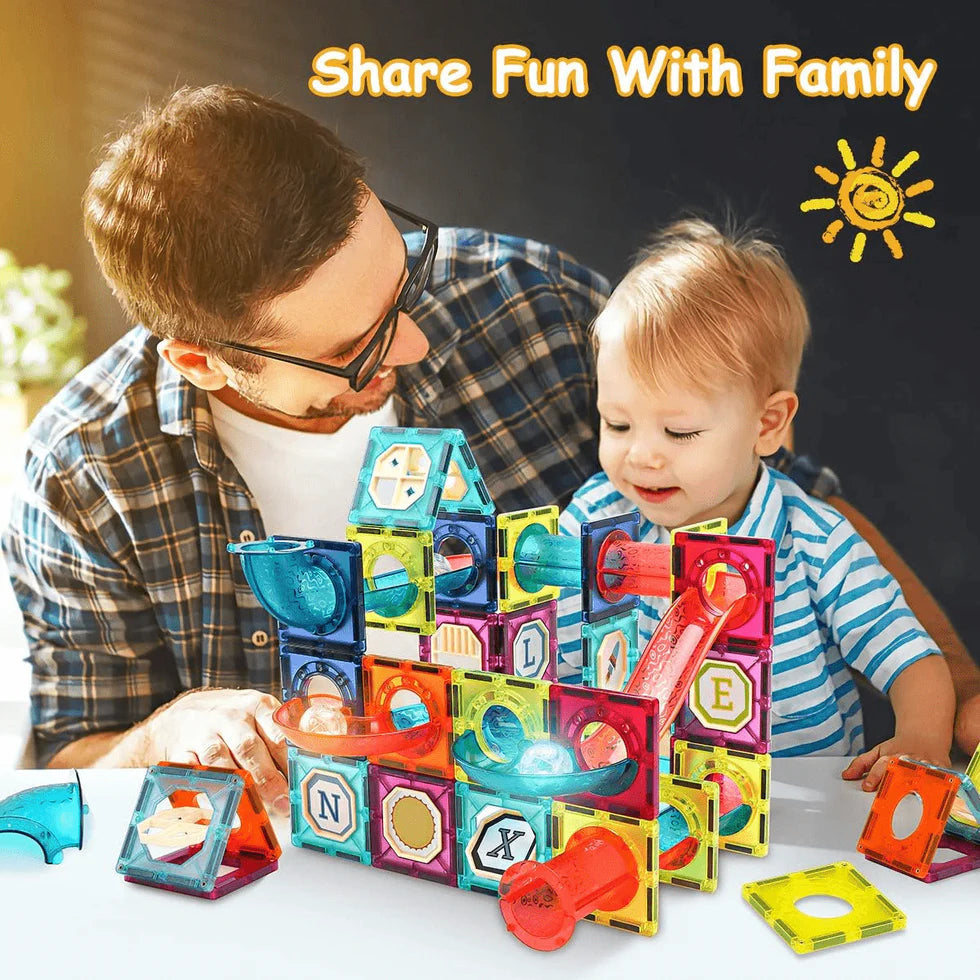Tiles Magnetic Building Blocks for Kids 42 pcs