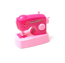 Kids Mini Household Appliance Pretend Play Set – Sewing, Iron, Vacuum & Washing Machine | Battery Operated | Pink