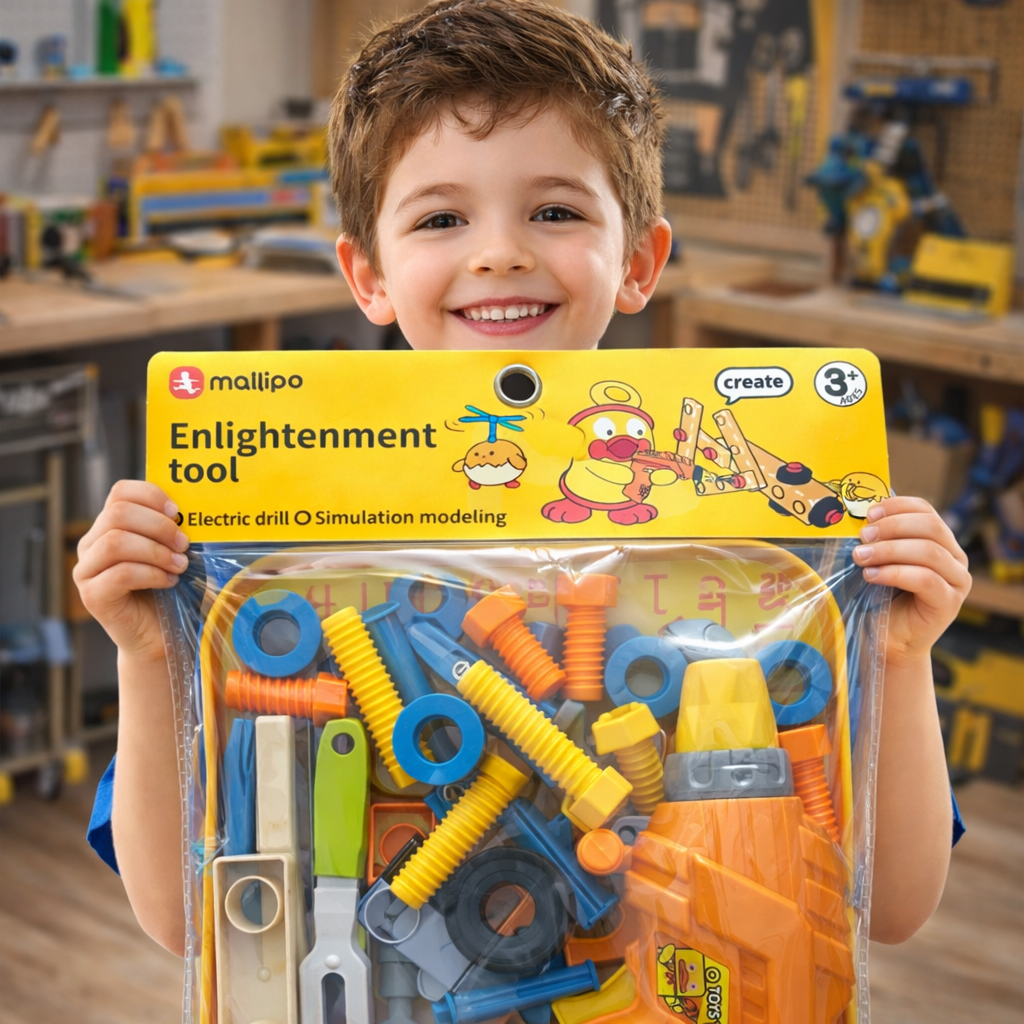 Electric Toy Drill Tool Set for Kids – NHN Learning