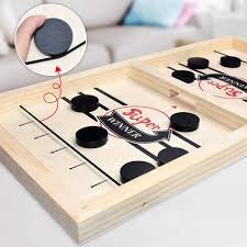 Large Wooden Pucket Board Game | 2 Player Family Game | Indoor & Travel Play