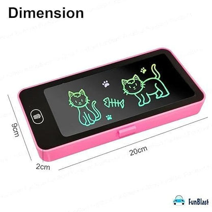 LCD Writing Tablet Pencil Box-Drawing Board Case with Erase Button
